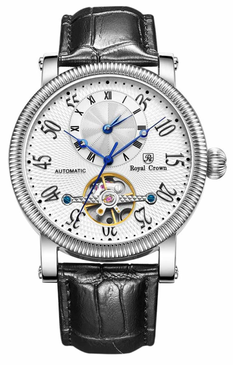 Наручные часы мужские Royal Crown, цвет: серебристый. 8306S-B-RDM-18306S-B-RDM-1 Наручные часы мужские Royal Crown, цвет: серебристый. 8306S-B-RDM-18306S-B-RDM-1Часы изготовлены из высокотехнологичной стали .В каждой модели коллекции виден характер, яркий и незаурядный.