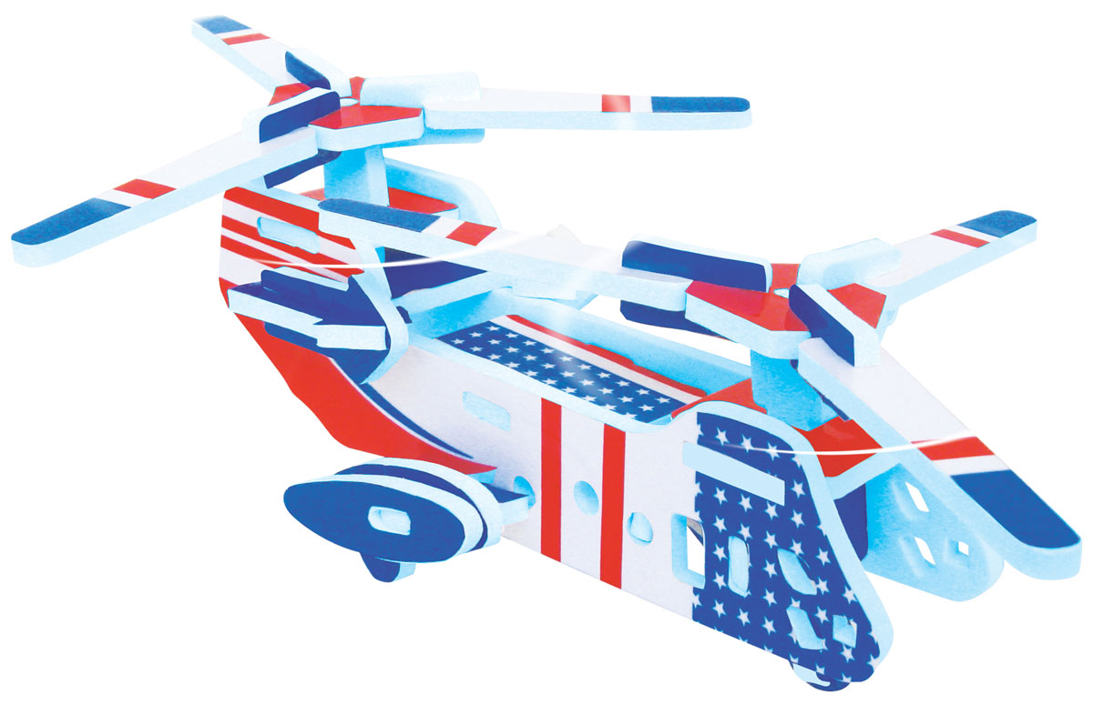 Bebelot 3D мягкий конструктор Транспортный вертолетBEB0706-007 Bebelot 3D мягкий конструктор Транспортный вертолетBEB0706-007Объемный конструктор Bebelot Транспортный вертолет привлечет внимание вашего ребенка и не позволит ему скучать. Конструктор состоит из 33 мягких деталей, собрав которые, ребенок получит потрясающий вертолет. Они соединяются друг с другом при помощи специальных отверстий и выступов. Размер составных элементов конструктора очень удобен для того, чтобы ребенку было комфортно в него играть. Собирая конструктор, ребенок разовьет внимание, воображение, мелкую моторику рук, пространственное и логическое мышление, а собранная своими руками игрушка будет для него гораздо дороже, чем готовая - ведь он вложил в нее свой драгоценный труд.