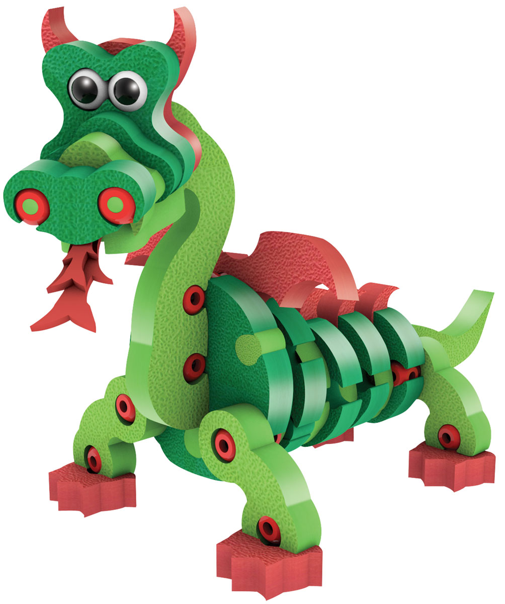 Bebelot 3D мягкий конструктор Дракон и рептилииBEB0706-015 Bebelot 3D мягкий конструктор Дракон и рептилииBEB0706-015Мягкий 3D конструктор Bebelot поможет вашему малышу собрать фигурку тигра, который будет так похож на настоящего! Во время игры у ребёнка развивается мелкая моторика, усидчивость, внимание и память. Конструктор изготовлен из экологически чистого и безопасного материала EVA