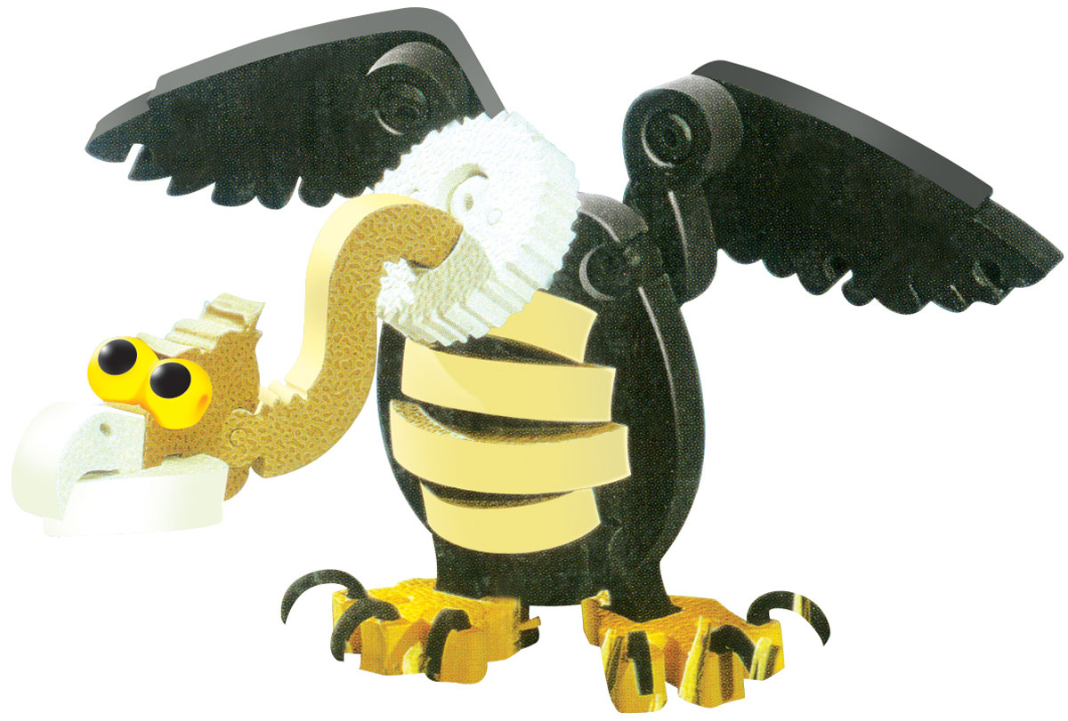 Bebelot 3D мягкий конструктор ПтицыBEB0706-017 Bebelot 3D мягкий конструктор ПтицыBEB0706-017Мягкий конструктор Bebelot Птицы привлечет внимание вашего ребенка и не позволит ему скучать. Конструктор состоит из 280 деталей, из которых ребенок сможет собрать 19 видов птиц. Разноцветные детали с легкостью надежно крепятся друг к другу за счет специальных крепежей и выступов. Размер составных элементов конструктора очень удобен для того, чтобы ребенку было комфортно в него играть. Собирая конструктор, ребенок разовьет внимание, воображение, мелкую моторику рук, пространственное и логическое мышление, а собранная своими руками игрушка будет для него гораздо дороже, чем готовая - ведь он вложил в нее свой драгоценный труд.