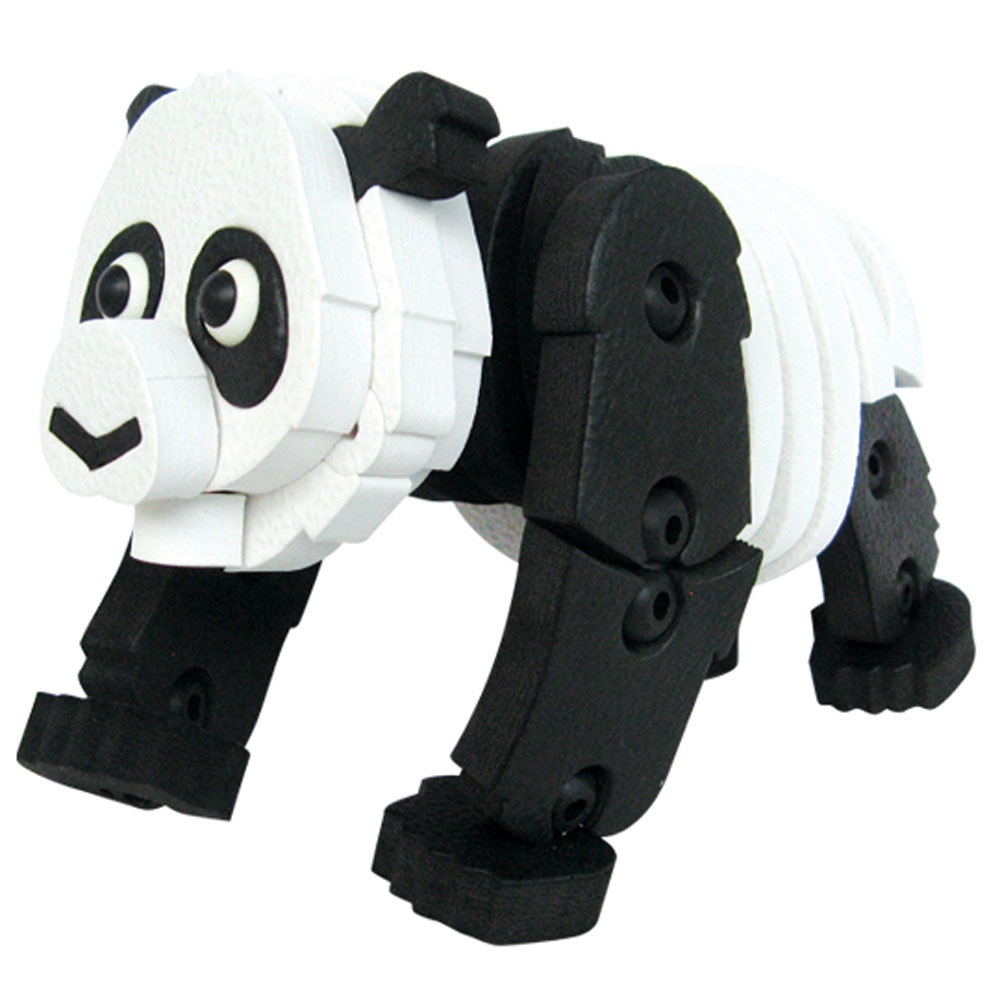 Bebelot 3D мягкий конструктор ПандаBEB0706-003 Bebelot 3D мягкий конструктор ПандаBEB0706-003Мягкий конструктор Bebelot Панда привлечет внимание вашего ребенка и не позволит ему скучать. Конструктор состоит из 72 деталей, собрав которые, ребенок получит симпатичную и объемную панду. Детали с легкостью крепятся друг к другу за счет специальных крепежей и выступов. Размер составных элементов конструктора очень удобен для того, чтобы ребенку было комфортно в него играть. Собирая конструктор, ребенок разовьет внимание, воображение, мелкую моторику рук, пространственное и логическое мышление, а собранная своими руками игрушка будет для него гораздо дороже, чем готовая - ведь он вложил в нее свой драгоценный труд.