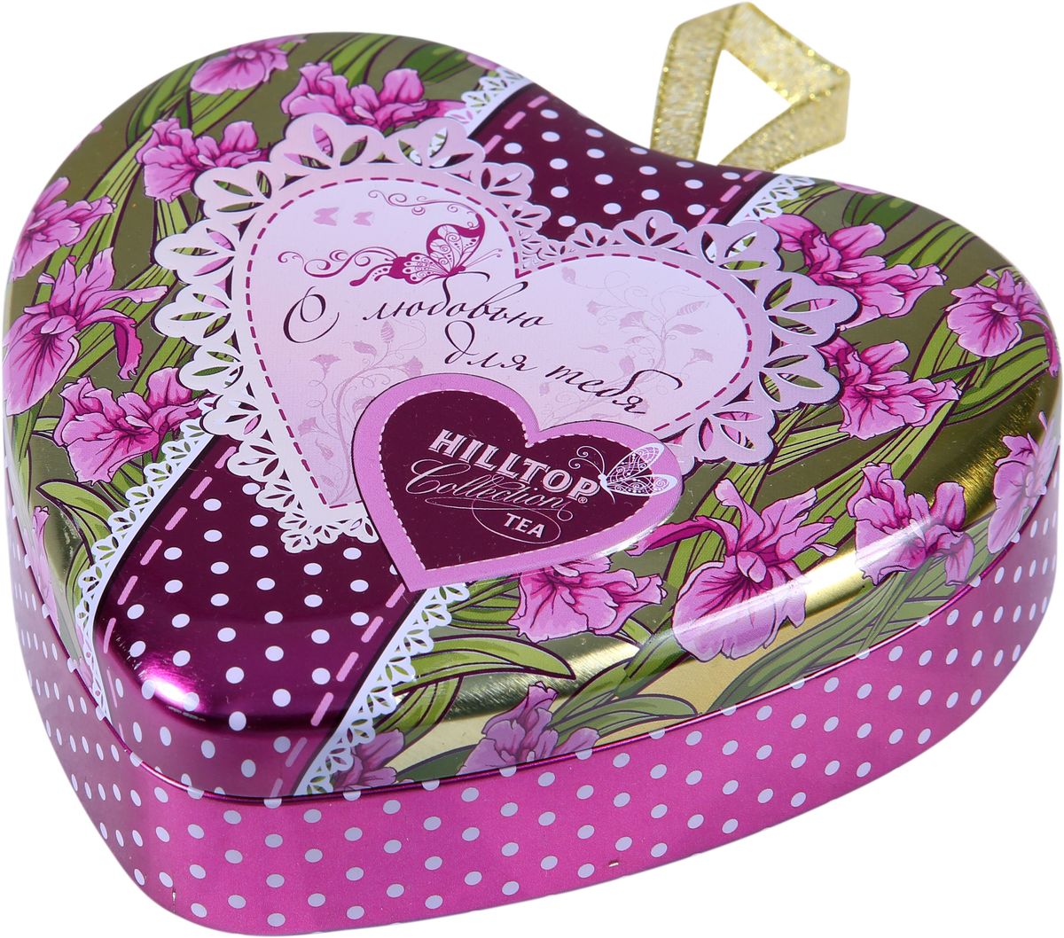 Hilltop Цветущие ирисы Волшебная луна черный листовой чай, 50 г4607099305359 Hilltop Цветущие ирисы Волшебная луна черный листовой чай, 50 г4607099305359Чай Hilltop Цветущие ирисы Волшебная луна - смесь чая черного байхового цейлонского крупнолистового и чая зеленого байхового китайского крупнолистового с лепестками подсолнечника, розы, с добавлением плодов шиповника, кусочками папайи и ароматизатором экзотические фрукты.