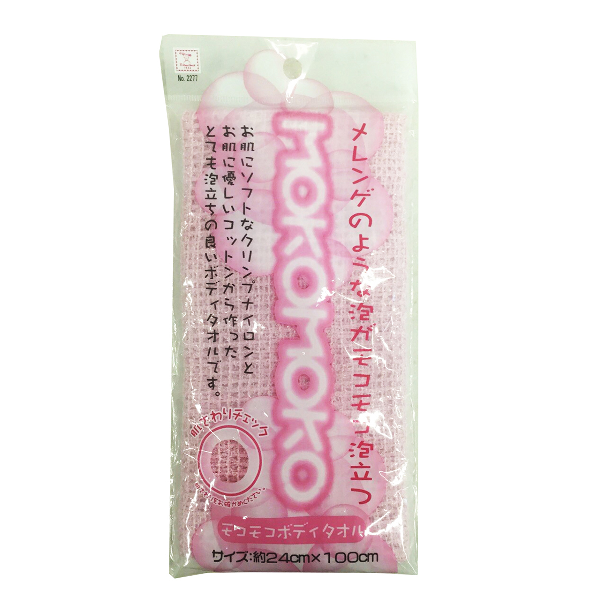 KOKUBO Мочалка массажная mokodomo для тела (розовая)222773 KOKUBO Мочалка массажная mokodomo для тела (розовая)222773Супер-мягкая мочалка для тела специально создана для женщин, в соответствии с особенностями женского тела и кожи, помогает нежно очистить кожу, а ее особая структура обладает свойствами повышенного пенообразования. Подходит для мытья даже очень сухой, чувствительной и раздраженной кожи, а также оказывает антибактериальный и дезодорирующий эффект.