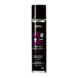 Dikson Move Спрей термо-защита Me 33 Brilly Brix Thermal Protection 100 мл2133 Dikson Move Спрей термо-защита Me 33 Brilly Brix Thermal Protection 100 мл2133Блеск и защита волос в одно касание! Молекулы Brilly Brix с высоким коэффициентом преломления обеспечивают мгновенный светящийся эффект и создают активный барьер против высоких температур фена и утюжка, придают необыкновенное сияние всей прическе. Влагоустойчив.