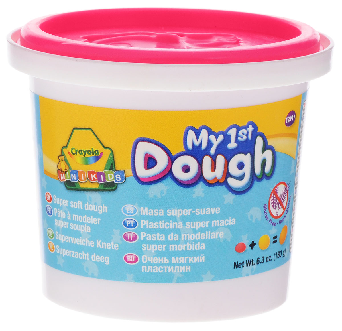 Crayola Масса для лепки My 1st Dough Собачка цвет розовый7945_собачка розовый Crayola Масса для лепки My 1st Dough Собачка цвет розовый7945_собачка розовыйМасса для лепки Crayola My 1st Dough. Собачка, предназначенная для лепки и моделирования, поможет малышу развить творческие способности, воображение и мелкую моторику рук. Очень мягкий, пластилин хорошо мнется и быстро высыхает. Окрашен безопасным красителем. В крышке имеется формочка с изображением собачки. Лепка из пластилина - необычайно занимательный процесс не только для детей, но и для взрослых.