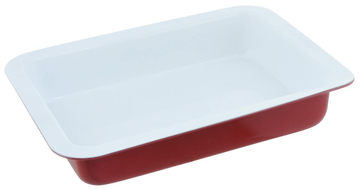 Форма для запекания Premier Housewares Eco Cook, прямоугольная, цвет: красный, 31 х 23,7 х 5,5 см0104313 Форма для запекания Premier Housewares Eco Cook, прямоугольная, цвет: красный, 31 х 23,7 х 5,5 см0104313Прямоугольная форма для выпечки Premier Housewares Eco Cook выполнена из алюминия и снабжена керамическим покрытием, что обеспечивает прочность и долговечность. Керамическое покрытие абсолютно безвредно, не выделяет СО2, PFOA, PTFE. Форма равномерно и быстро прогревается, что способствует лучшему пропеканию пищи. Данную форму легко чистить. Готовая выпечка без труда извлекается из формы. Форма подходит для использования в духовке с максимальной температурой 280°С. Перед каждым использованием форму необходимо смазать небольшим количеством масла. Чтобы избежать повреждений антипригарного покрытия, не используйте металлические или острые кухонные принадлежности. Можно мыть в посудомоечной машине. Размер формы: 31 х 23,7 х 5,5 см.