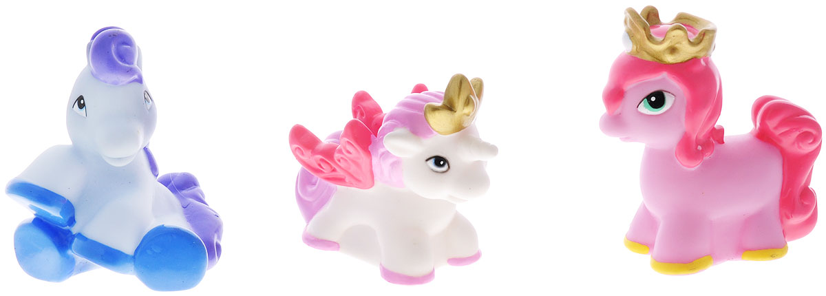 Simba Игрушки для ванной Filly 3 шт7070041 Simba Игрушки для ванной Filly 3 шт7070041Яркий набор игрушек для ванной Filly привлечет внимание вашего малыша и сделает процесс купания веселым и интересным. Набор состоит из трех игрушек-брызгалок в виде забавных маленьких лошадок. Игрушки разного цвета и выполнены в разных позах. Игры с брызгалками отлично развивают у малышей мелкую моторику рук, координацию движений, воображение и фантазию.