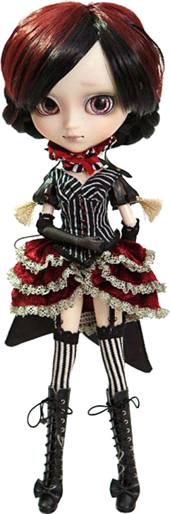 Groove Кукла коллекционная Pullip ЛаураGRVP147 Groove Кукла коллекционная Pullip ЛаураGRVP147Дизайнерские куклы от японской компании Groove могут похвастаться множеством подвижных шарнирных соединений, своей собственной историей и уникальным внешним видом — каждая кукла из этой серии обладает индивидуальной причёской и макияжем. С помощью специального механизма, расположенного в голове, можно изменять направление взгляда и закрывать глаза. В комплекте: перчатки, сапожки на шнуровке, подставка Материал: пластик Высота куклы: 31 см