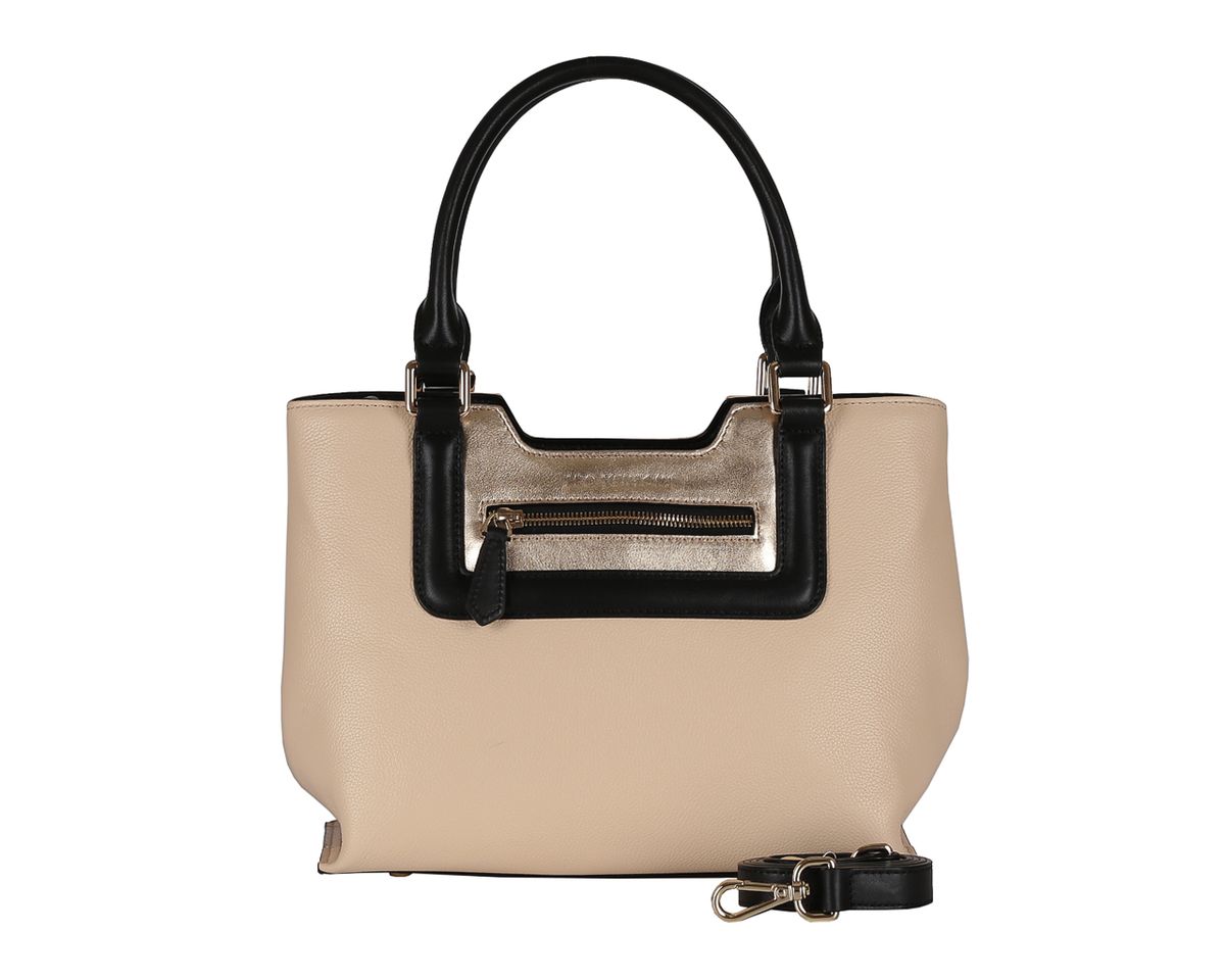 Сумка женская Leo Ventoni, цвет: бежевый. 2300423923004239 beige/nero/gold Сумка женская Leo Ventoni, цвет: бежевый. 2300423923004239 beige/nero/goldСтильная женская сумка Leo Ventoni выполнена из натуральной кожи с зернистой фактурой, оформлена символикой бренда. Изделие содержит одно отделение, которое закрывается на молнию. Внутри расположены два накладных кармашка для мелочей, карман-средник на молнии и врезной карман на молнии. На задней и лицевой стороне сумки расположены врезные карманы, закрывающиеся на застежку-молнию. Сумка оснащена двумя практичными ручками и съемным плечевым ремнем. Дно сумки оснащено металлическими ножками. Оригинальный аксессуар позволит вам завершить образ и быть неотразимой.