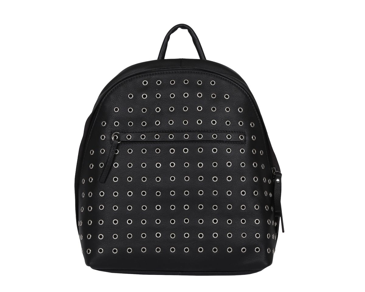 Рюкзак женский Palio, цвет: черный. 14390A1-01814390A1-018 black Рюкзак женский Palio, цвет: черный. 14390A1-01814390A1-018 blackСтильный рюкзак Palio выполнен из натуральной кожи, оформлен металлической фурнитурой. Изделие содержит одно отделение, которое закрывается на молнию. Внутри расположены: два накладных кармашка для мелочей и врезной карман на молнии. Снаружи, на задней стороне рюкзака расположен врезной карман на застежке-молнии. Лицевая сторона дополнена врезным карманом на молнии. Рюкзак оснащен петлей для подвешивания и двумя практичными лямками, длина которых регулируется при помощи пряжки. Оригинальный аксессуар позволит вам завершить образ и быть неотразимой.