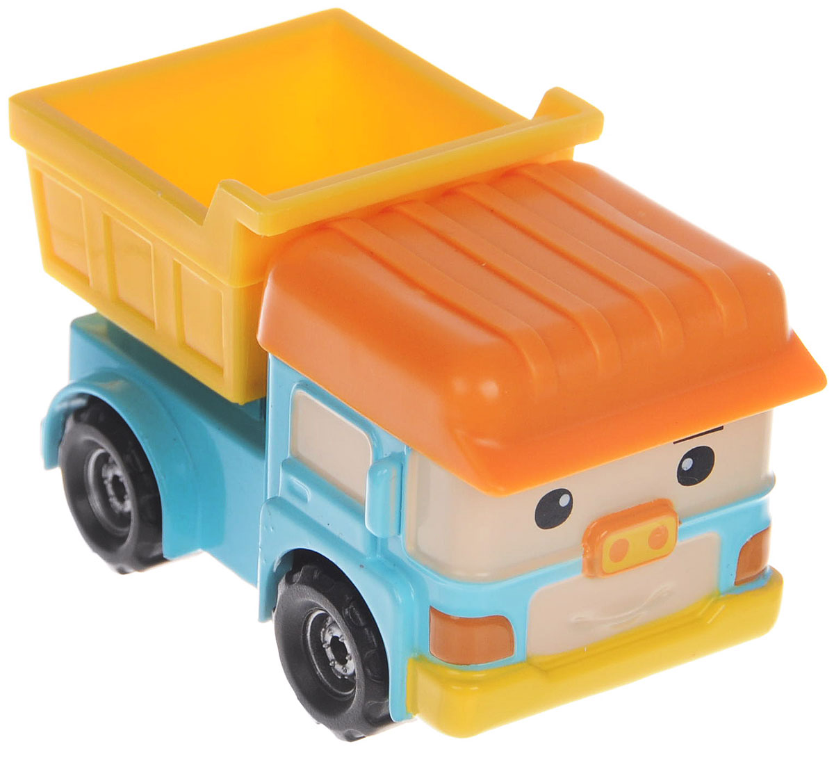Robocar Poli Игрушка Самосвал Дампо83164 Robocar Poli Игрушка Самосвал Дампо83164Яркая игрушка Poli Самосвал Дампо непременно понравится вашему малышу. Она выполнена из металла с элементами пластика в виде самосвала Дампо - персонажа популярного мультсериала Robocar Poli. Дампо оснащен откидывающимся кузовом и колесиками со свободным ходом, позволяющими катать машинку. Благодаря небольшому размеру ребенок сможет взять игрушку с собой на прогулку, в поездку или в гости. Порадуйте своего малыша таким замечательным подарком!