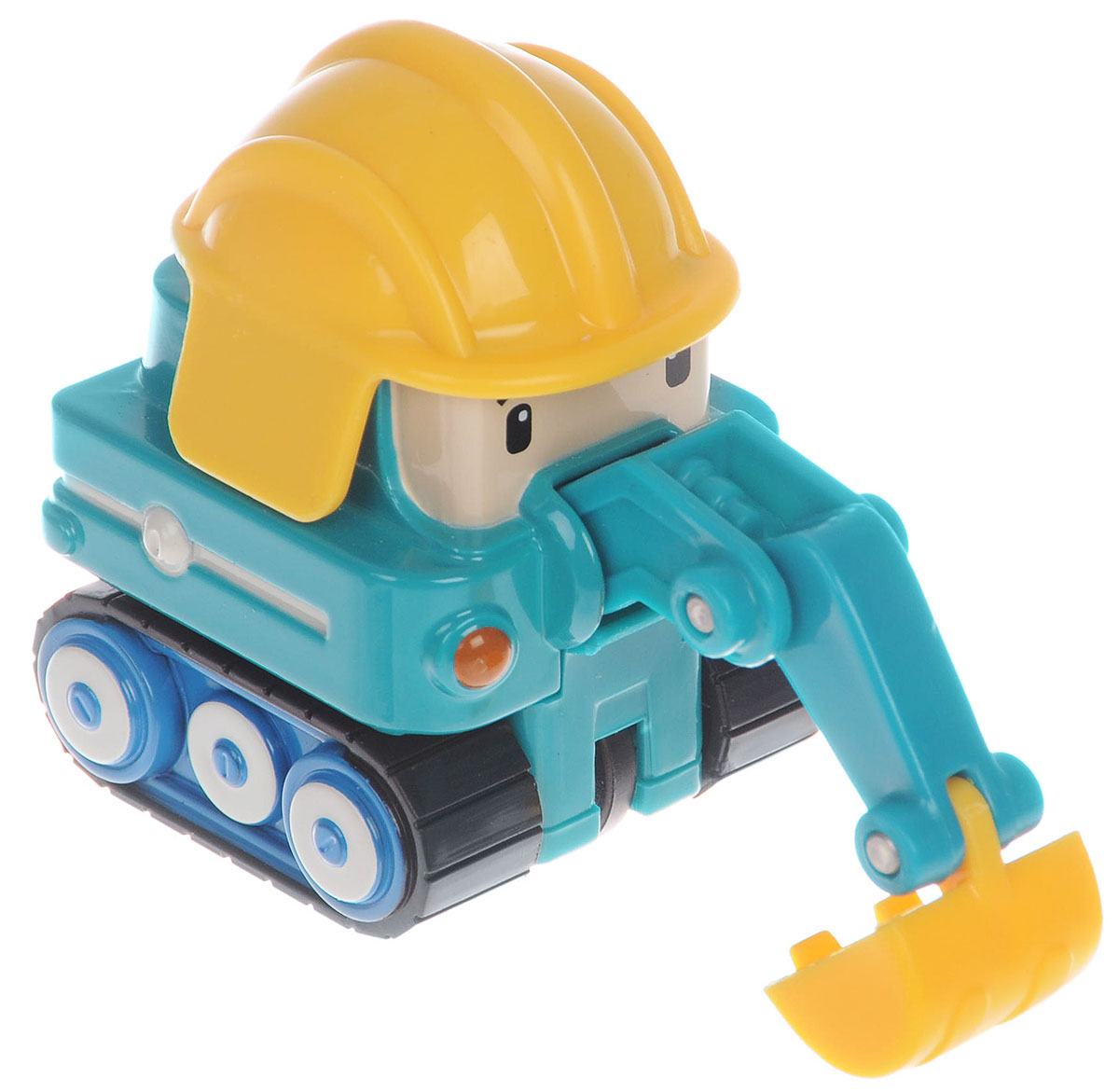 Robocar Poli Экскаватор Пок83177 Robocar Poli Экскаватор Пок83177Яркая игрушка Poli Экскаватор Пок непременно понравится вашему малышу. Она выполнена из металла с элементами пластика в виде экскаватора Пока - персонажа популярного мультсериала Robocar Poli. Пок оснащен поднимающимся ковшом и колесиками со свободным ходом, позволяющими катать машинку. Благодаря небольшому размеру ребенок сможет взять игрушку с собой на прогулку, в поездку или в гости. Порадуйте своего малыша таким замечательным подарком!