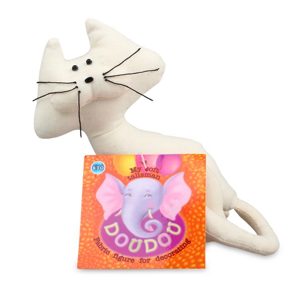 Основа для декора RTO Doudou. Кот, 11 х 7 х 14 смST-27 Основа для декора RTO Doudou. Кот, 11 х 7 х 14 смST-27Основа RTO Doudou. Кот предназначена для декорирования. Изделие выполнено из 100% хлопка, наполнитель - полиэстер. Игрушку можно раскрасить, сделать декупаж на ткани, расшить бисером или пайетками - и получится отличный талисман, который можно подарить другу или оставить себе!