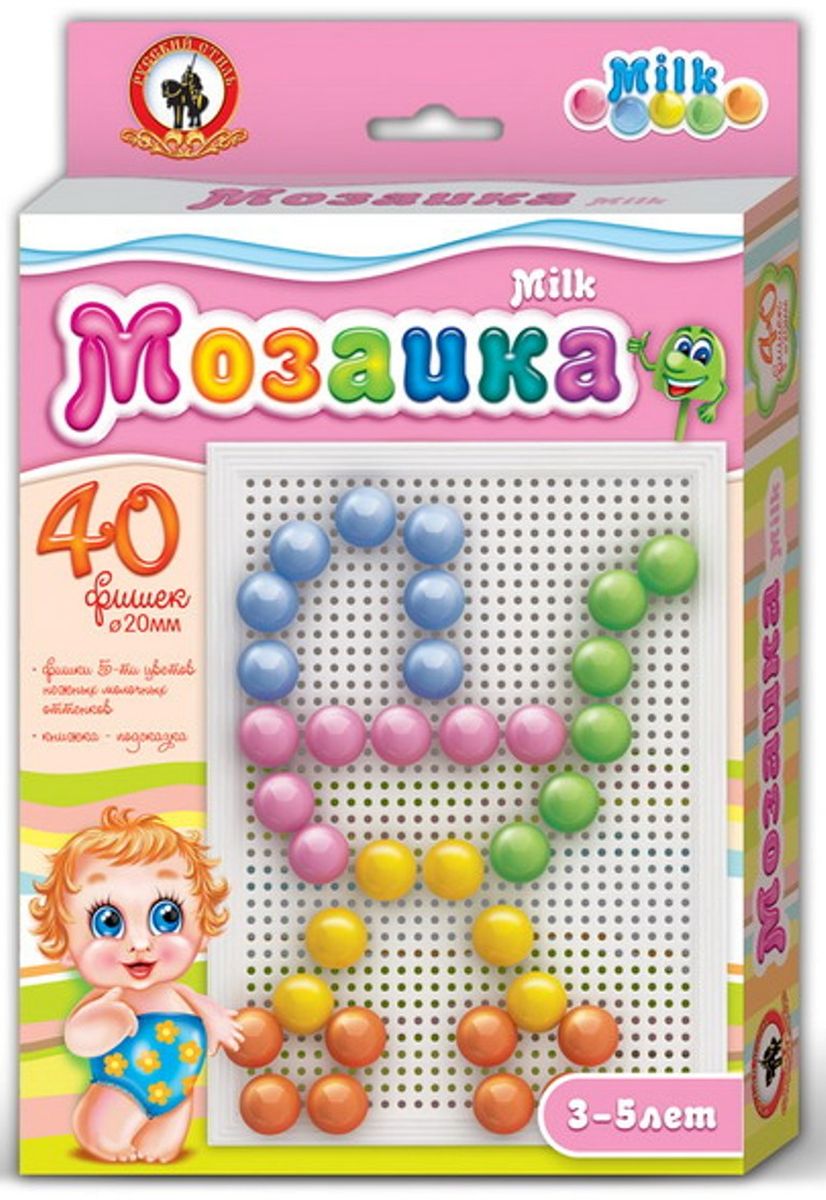 Ðóññêèé ñòèëü Ìîçàèêà Milk Êîëÿñî÷êà Ìàëàÿ ïëàòà03975 Ðóññêèé ñòèëü Ìîçàèêà Milk Êîëÿñî÷êà Ìàëàÿ ïëàòà03975Èãðà äëÿ äåòåé îò 3 ëåò. Ñîñòàâ íàáîðà: Ïëàòà ìàëàÿ – 1 øò. Ôèøêè ìîçàèêè äèàìåòð 20 ìì – 40 øò. Êíèæêà-ïîäñêàçêà