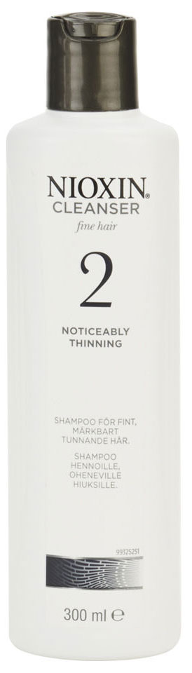Nioxin Очищающий шампунь (Система 2) Cleanser System 2, 300 мл81274137 Nioxin Очищающий шампунь (Система 2) Cleanser System 2, 300 мл81274137Шампунь очищающий Система 2 Cleanser System 2 Nioxin бережно и деликатно очищает кожу головы и волосы, а также придает им объем и густоту. Средство нейтрализует продукты внешней среды и глубоко питает структуру волос. Благодаря комплексу протеинов и аминокислот, которые входят в состав очищающего шампуня от Ниоксин, волосяная кутикула восстанавливается, и волос выглядит толще.