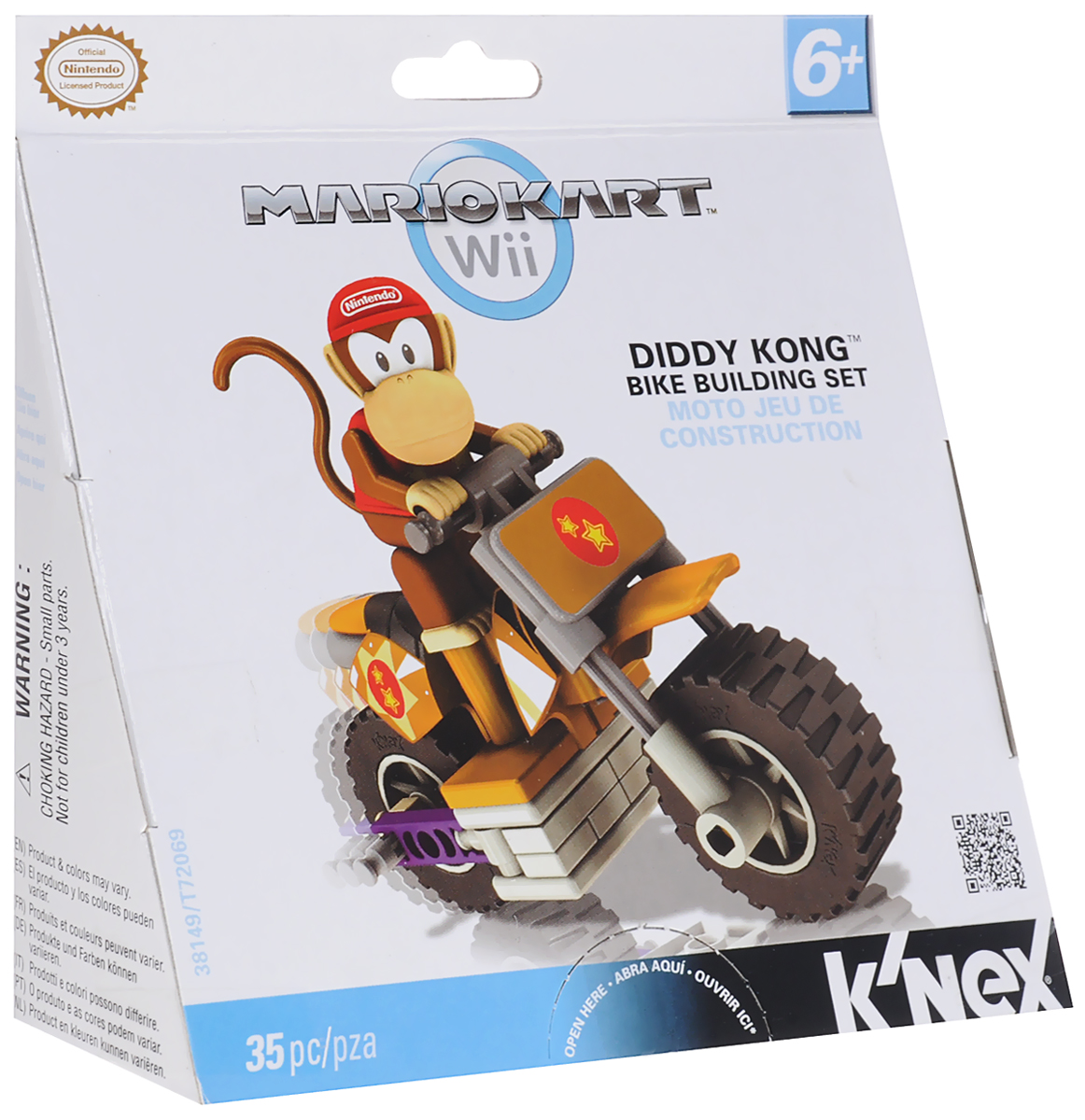 Knex Конструктор Транспорт Mario цвет коричневый1134422_ коричневый Knex Конструктор Транспорт Mario цвет коричневый1134422_ коричневыйКонструктор Knex Транспорт Mario понравится всем поклонникам видеоигры от компании Nintendo. Все элементы выполнены из прочного и безопасного материала. В комплект входят 35 элементов конструктора, включая фигурку любимого героя. С помощью элементов конструктора ребенок сможет собрать мотоцикл и фигурку. Ваш ребенок будет часами играть с этим конструктором и фигуркой, придумывая различные истории.