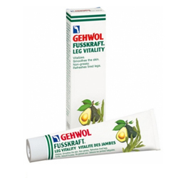 Gehwol Fusskraft Leg Vitality - Оживляющий бальзам для ног 125 мл1*11107 Gehwol Fusskraft Leg Vitality - Оживляющий бальзам для ног 125 мл1*11107Средство Оживляющий бальзам Геволь Фусскрафт (Gehwol Fusskraft Leg Vitality) - универсальное быстродействующее средство для ежедневного ухода за ногами и ступнями. Это нежирный освежающий бальзам придаст коже мягкость, гладкость и ухоженный вид. Он снимает ощущение усталости и болезненности нагруженных ног, защищает кожу от преждевременного старения и обладает дезодорирующим эффектом. Проверено по дерматологическим показателям. Благоприятно применение при заболевании диабетом. Назначение: Придает коже мягкость, гладкость и ухоженный вид. Снимает ощущение усталости и болезненности натруженных ног. Защищает кожу от преждевременного старения. Обладает дезодорирующим эффектом. Активные компоненты:масло авокадо, экстракт морских водорослей, витамин Е, аллантоин, бисаболол, гамамелис.