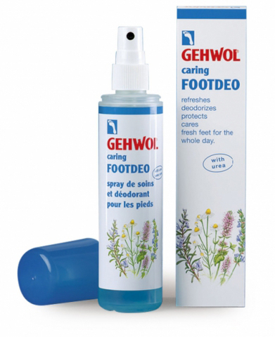 Gehwol caring Footdeo - Дезодорант для ног 150 мл1*23808 Gehwol caring Footdeo - Дезодорант для ног 150 мл1*23808Дезодорант для ног Геволь (Gehwol caring Footdeo) содержит натуральные лечебные масла, из розмарина и лаванды в сбалансированной комбинации с экстрактами из трав ромашки, перечной мяты, а также таким витаминизирующим средством для кожи, как Пантенол. Обладает освежающим, хорошо дезодорирующим действием и устраняет неприятный запах ног на продолжительное время. Аэрозоль хорошо дезинфицирует ноги и эффективно защищает их от грибковых инфекций. Предотвращает возникновение воспалительных процессов и размягчает загрубевшие места и мозоли. Удовлетворяющий требованиям по охране окружающей среды, этот нажимной спрей-аэрозоль не содержит вредных газообразных веществ и прекрасно разбрызгивается простым нажатием на головку в любом положении. Проверено по дерматологическим показателям. Благоприятно применение при заболевании диабетом. Назначение: Предотвращает возможные воспаления при натирании кожи и образовании мозолей. Эффективно ухаживает за кожей, защищая ее от пересыхания и препятствуя...