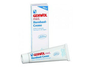 Gehwol Med Hornhaut-Creme - Крем для загрубевшей кожи ног125 мл1*41207 Gehwol Med Hornhaut-Creme - Крем для загрубевшей кожи ног125 мл1*41207Gehwol Med Hornhaut-Creme Крем для загрубевшей кожи предназначен для бережного, профессионального ухода за грубой кожей с мозолями. Средство разработано по уникальной формуле, и его эффективность удивляет многих. В составе имеется экстракт ромашки, который обладает расслабляющим антисептическим эффектом. Благодаря ему кожа становится более на нужное место нанести небольшое количество крема с помощью специальной кисточки.