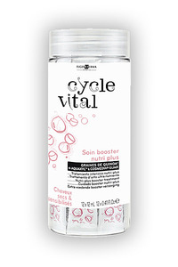 Eugene Perma Бустер восстанавливающий для поврежденных волос Cycle Vital Nutri-Plus 12 сашет по 12 мл21024533 Eugene Perma Бустер восстанавливающий для поврежденных волос Cycle Vital Nutri-Plus 12 сашет по 12 мл21024533Восстанавливающий бустер, способствующий укреплению межклеточного цемента, не позволяет волосам терять влагу. Обогащенное экстрактом рисовой лебеды, средство оберегает волосы от отрицательных внешних воздействий.