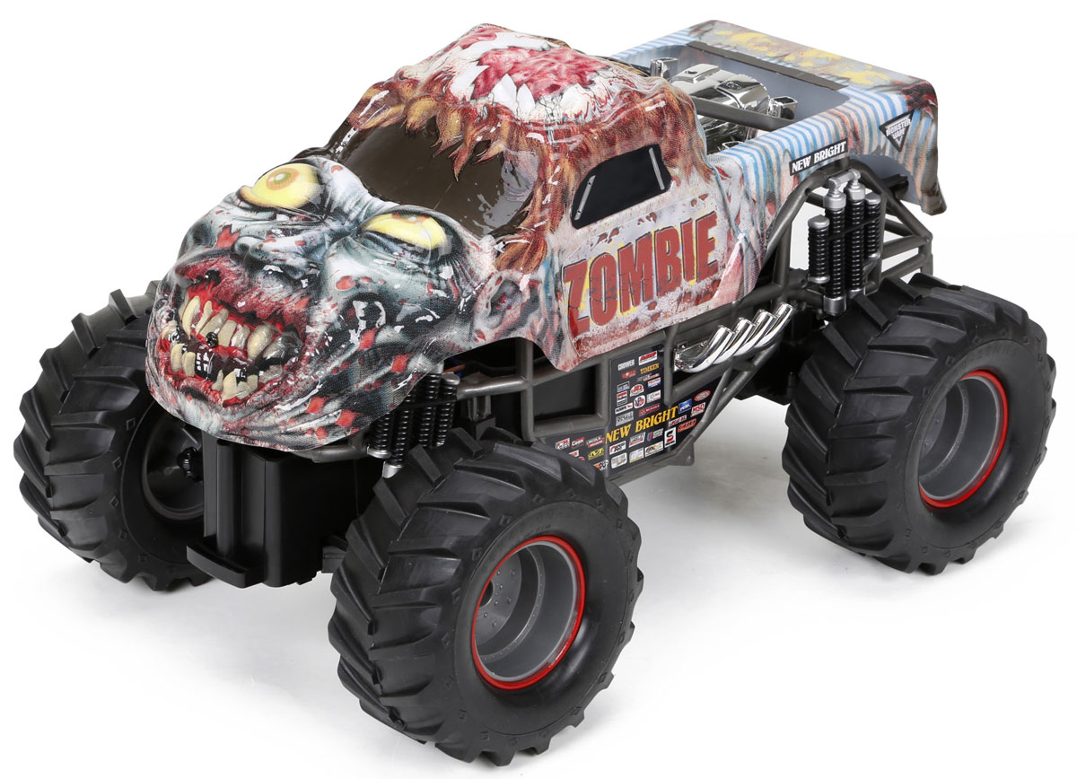 New Bright Радиоуправляемая модель Zombie1530Z New Bright Радиоуправляемая модель Zombie1530ZРадиоуправляемая модель New Bright Zombie изготовлена из пластика с металлическими элементами. Большие прорезиненные колеса игрушки обеспечивают плавный ход. Юные гонщики оценят эту машину за прекрасные технические характеристики и свободу передвижений. Моделью легко управлять и любая гонка принесет удовольствие. Управление машинкой происходит с помощью удобного пульта. Пульт управления работает на частоте 40 MHz, а радиус его действия составляет 25-30 метров. Автомобиль двигается вперед-назад, поворачивает влево-вправо. Радиоуправляемые игрушки способствуют развитию координации движений, моторики и ловкости. Ваш ребенок увлеченно будет играть с моделью, придумывая различные истории и устраивая соревнования. Для работы машины необходимо купить 5 батареек типа АА (не входят в комплект). Для работы пульта управления необходимы 2 батарейки типа АА (не входят в комплект).