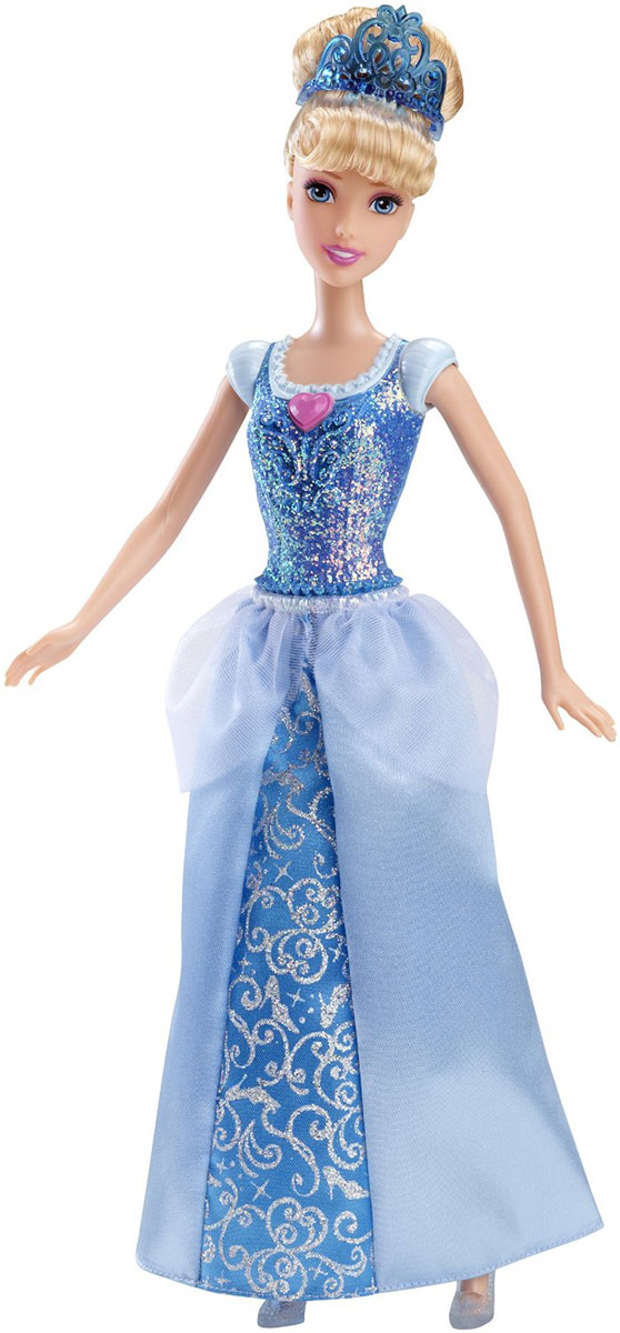 Disney Princess Кукла Золушка цвет одежды голубойCFB82_CFB72 Disney Princess Кукла Золушка цвет одежды голубойCFB82_CFB72Кукла Disney Princess Золушка поможет вашей малышке окунуться в сказочный мир. Куколка выполнена в виде героини диснеевского мультфильма Золушка. Золушка одета в голубую юбку, украшенную блестящей сетчатой вставкой и блестящий топ, а на ногах - прозрачные туфельки. На светлых волосах, убранных в красивую прическу, красуется диадема. Юбка снимается. Ручки, ножки и голова куколки подвижны. Ваша малышка с удовольствием будет играть с этой куколкой, проигрывая сюжеты из мультфильма или придумывая различные истории.