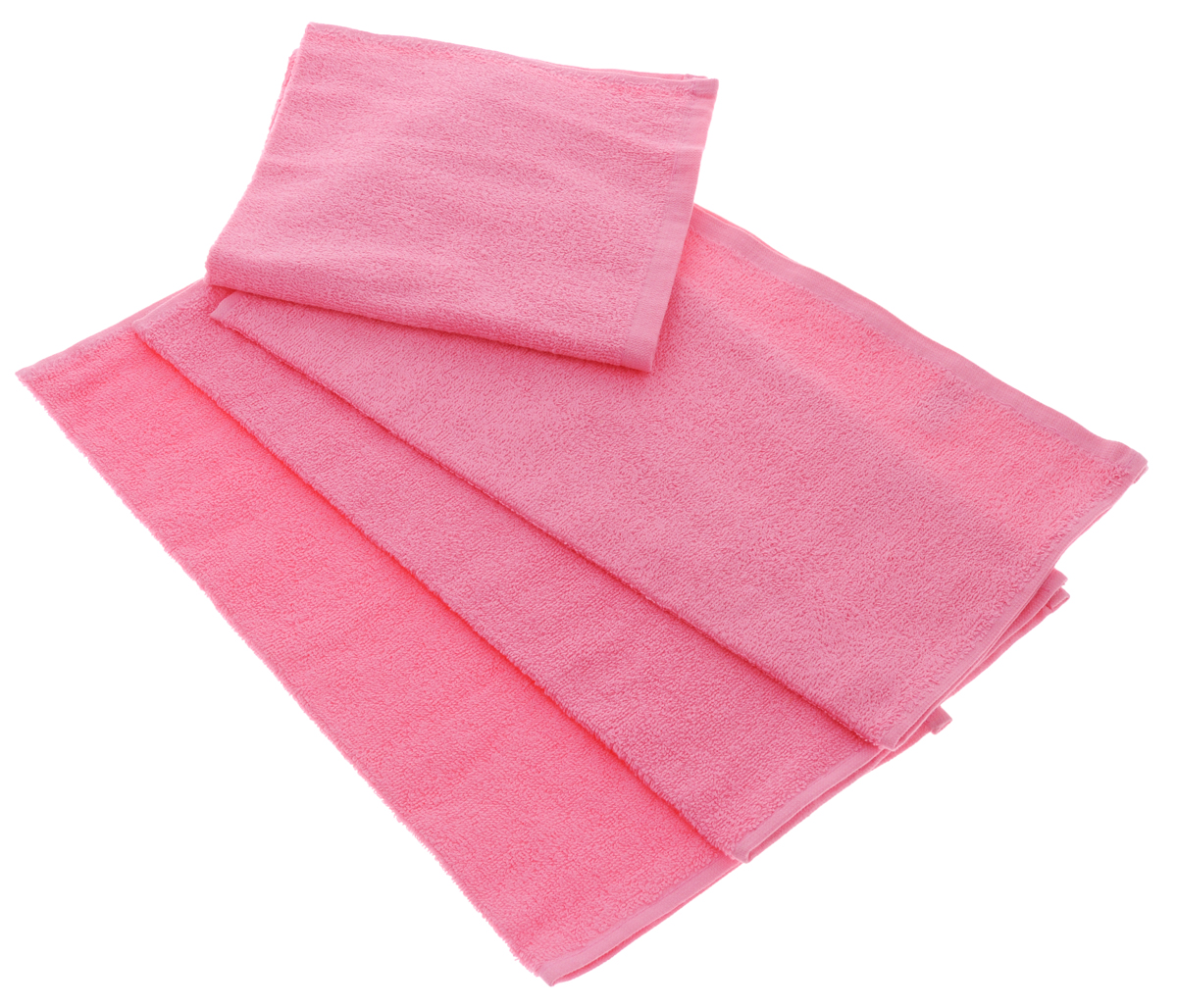 Набор махровых полотенец Aisha Home Textile, цвет: розовый, 40 х 40 см, 4 штУзТ-НПБ-100-04 Набор махровых полотенец Aisha Home Textile, цвет: розовый, 40 х 40 см, 4 штУзТ-НПБ-100-04Набор Aisha Home Textile состоит из 4 махровых полотенец, выполненных из натурального 100% хлопка. Изделия отлично впитывают влагу, быстро сохнут, сохраняют яркость цвета и не теряют формы даже после многократных стирок. Полотенца Aisha Home Textile очень практичны и неприхотливы в уходе. Комплектация: 4 шт.