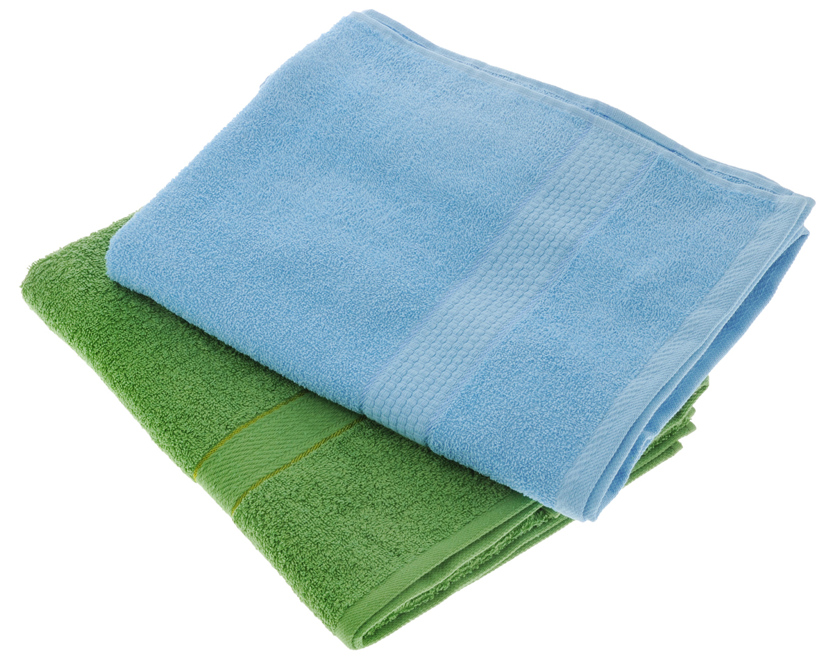 Набор махровых полотенец Aisha Home Textile, цвет: голубой, зеленый, 70 х 140 см, 2 штУзТ-ПМ-104-06-08 Набор махровых полотенец Aisha Home Textile, цвет: голубой, зеленый, 70 х 140 см, 2 штУзТ-ПМ-104-06-08Набор Aisha Home Textile состоит из двух махровых полотенец, выполненных из натурального 100% хлопка. Изделия отлично впитывают влагу, быстро сохнут, сохраняют яркость цвета и не теряют формы даже после многократных стирок. Полотенца Aisha Home Textile очень практичны и неприхотливы в уходе. Комплектация: 2 шт.