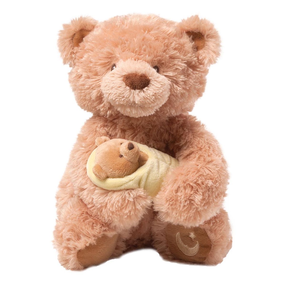 Gund Мягкая игрушка Rock-a-Bye Baby Bear4036002 Gund Мягкая игрушка Rock-a-Bye Baby Bear4036002Милые, мягкие и безопасные, игрушки фирмы Gund отличаются реалистичным внешним видом, напоминающим настоящего питомца. Только посмотрите на эту милую мордашку, которая так приветливо смотрит на вас. Разве можно устоять перед её обаянием? Конечно нет, да и не нужно! Такая игрушка вызывает умиление не только у детей , но и у взрослых. Поэтому она станет отличным подарком не только ребёнку, но и друзьям!