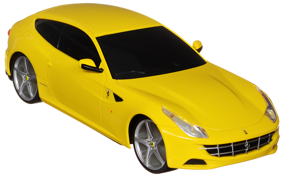 Maisto Радиоуправляемая модель Ferarri FF цвет желтый81059_ желтый Maisto Радиоуправляемая модель Ferarri FF цвет желтый81059_ желтыйРадиоуправляемая модель Maisto Ferarri FF с ярким привлекающим внимание дизайном обязательно понравится всем любителям красивых гоночных машин. Корпус выполнен из высококачественного пластика. Машина представляет собой копию настоящего автомобиля, выполненную в масштабе 1/24. Модель обладает высокой детализацией. Двигается во всех направлениях: вперед, назад, влево, вправо. Имеются световые эффекты: светятся передние фары. Пульт управления работает на частоте 27 MHz. В комплекте пульт и инструкция по эксплуатации на русском языке. Для работы машины необходимо докупить 2 батарейки напряжением 1,5V типа АА (не входят в комплект). Для работы пульта управления необходимо докупить 2 батарейки напряжением 1,5V типа ААА (не входят в комплект).