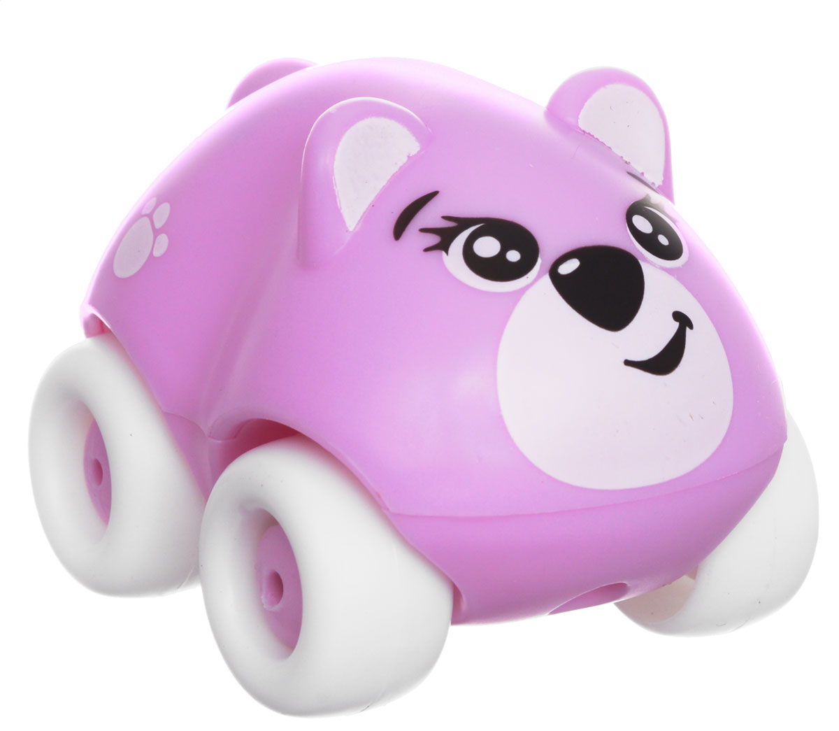 Smoby Машинка Animal Planet Мишка211349_мишка, св.сиреневый Smoby Машинка Animal Planet Мишка211349_мишка, св.сиреневыйМашинка Smoby Animal Planet. Мишка привлечет внимание вашего ребенка и не позволит ему скучать. Машинка оформлена очаровательной мордочкой медвежонка, дополнена двумя круглыми ушками и небольшим хвостиком. Колесики машинки вращаются. Игрушка выполнена из прочного пластика и не имеют острых граней, что делает ее безопасной для игры малышей. Игры с такой машинкой развивают концентрацию внимания, координацию движений, мелкую и крупную моторику, цветовое восприятие и воображение. Малыш будет часами играть с машинкой-зверюшкой, придумывая разные истории. Порадуйте своего ребенка таким замечательным подарком!