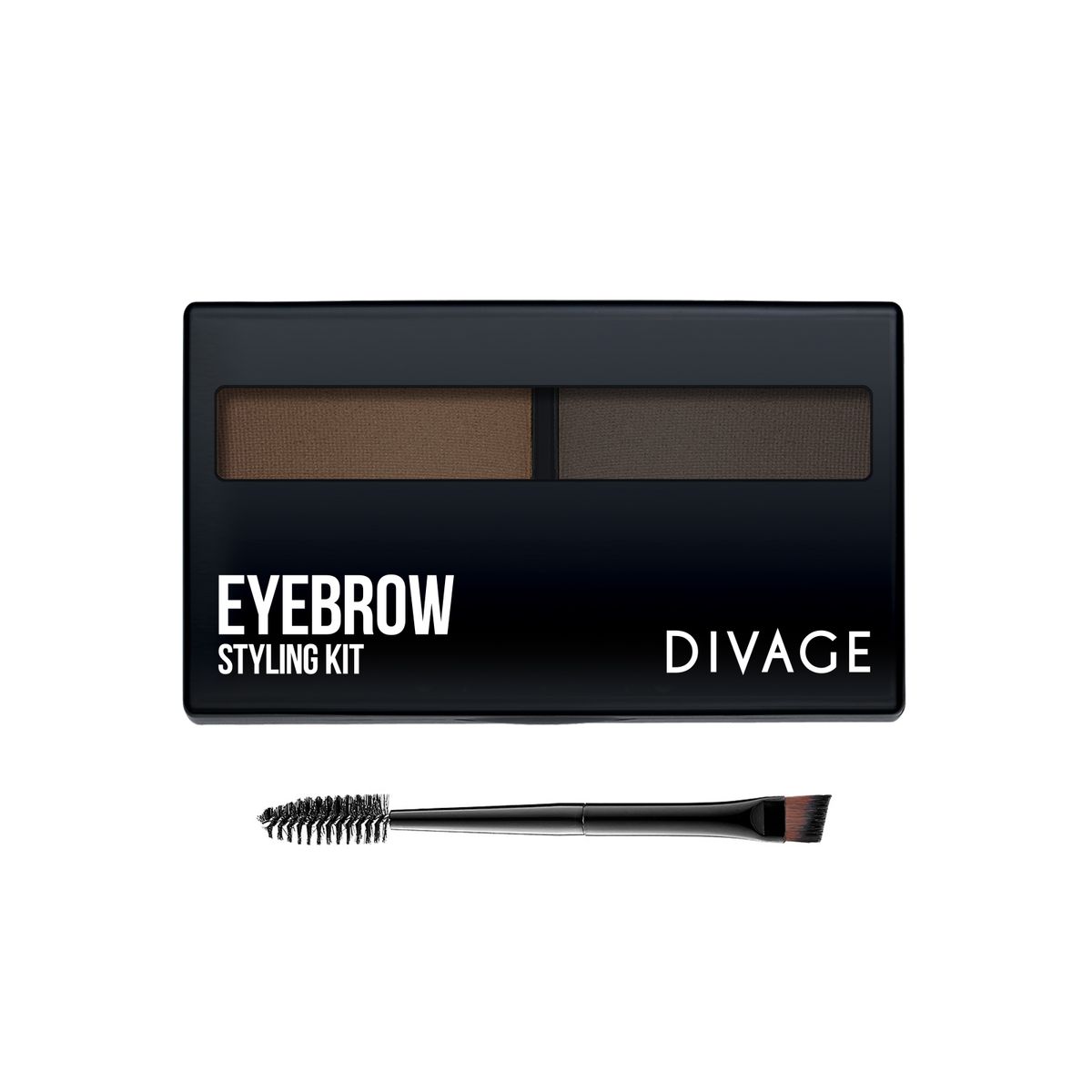 DIVAGE Набор для моделирования бровей EYEBROW styling kit, тон № 02, 6гDannaES02 DIVAGE Набор для моделирования бровей EYEBROW styling kit, тон № 02, 6гDannaES02Идеальные, естественные и густые брови - один из главных трендов в макияже. Для создания натуральных широко очерченных бровей используй новые компактные тени EYEBROW STYLING KIT от DIVAGE, представленные в двух оттенках. Специальная скошенная кисть, входящая в набор, поможет легко нанести тени и идеально прорисовать линию бровей, а расческа придает волоскам единое направление и ухоженный вид. Специальная скошенная кисть, входящая в набор, поможет легко нанести тени и идеально прорисовать линию бровей, а расческа придает волоскам единое направление и ухоженный вид.