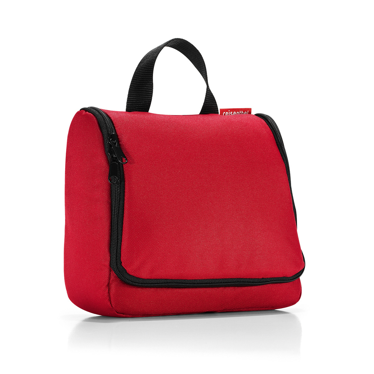 Несессер женский Reisenthel Toiletbag, цвет: красный. WH3004WH3004 Несессер женский Reisenthel Toiletbag, цвет: красный. WH3004WH3004Стильный несессер Reisenthel Toiletbag выполнен из полиэстера и оформлен символикой бренда. Изделие содержит одно основное отделение, которое закрывается клапаном на молнию с двумя бегунками. Внутри расположены: четыре накладных сетчатых кармана для личных принадлежностей и эластичный фиксатор. На внутренней стороне клапана расположены: врезной карман на молнии, накладной карман на молнии с сетчатой вставкой, зеркало, которое фиксируется на липучку, и вместительный потайной карман. Клапан дополнен металлическим крючком для подвешивания. Несессер оснащен удобной ручкой. Стильный несессер Reisenthel Toiletbag станет практичным аксессуаром, который идеально дополнит ваш образ.