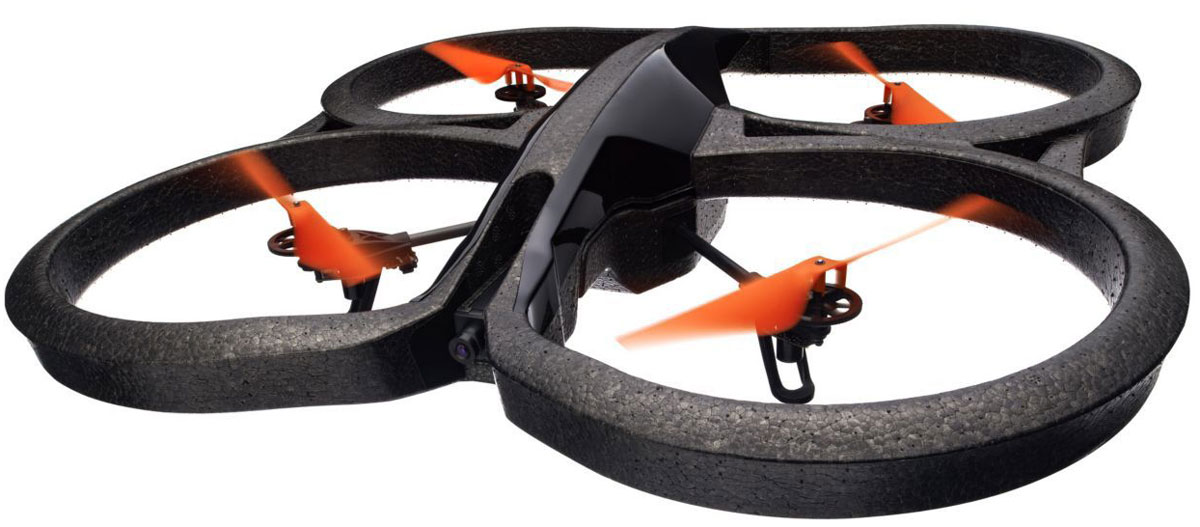 Parrot Квадрокоптер на радиоуправлении AR.Drone 2.0 Power Edition Area 2PF721008 Parrot Квадрокоптер на радиоуправлении AR.Drone 2.0 Power Edition Area 2PF721008Parrot AR.Drone 2.0 Power Edition Area 2 - это квадрокоптер с интуитивно понятным управлением, которое осуществляется с помощью устройств на iOS и Android. AR.Drone позволяет любителям фотографии просматривать виды земли с высоты в высоком разрешении благодаря HD-камере, которая записывает полет и отправляет изображения непосредственно на устройство. AR.FreeFlight: AR.FreeFlight - это основное приложение для пилотирования AR.Drone. Вы можете пилотировать с включенным или выключенным акселерометром и переключаться между фронтальной и вертикальной камерами. Режим режиссера: Режим режиссера позволяет запрограммировать автоматические маневры квадролета, чтобы снять на видео великолепные кадры в движении, как это делают настоящие режиссеры. Запись HD видео: В процессе пилотирования вы можете в реальном времени передавать на свой смартфон или планшет потоковое видео высокого разрешения. Изображение такое четкое и резкое, как будто вы...