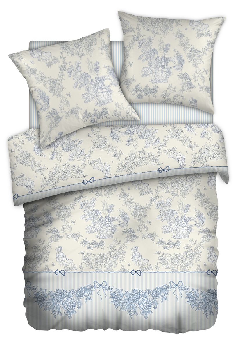 Комплект белья Carte Blanshe Toile de Jouy, 1,5 спальное, наволочки 70x70, цвет: серый. 333461333461 Комплект белья Carte Blanshe Toile de Jouy, 1,5 спальное, наволочки 70x70, цвет: серый. 333461333461Коллекция эксклюзивного постельного белья, созданная итальянскими дизайнерами прекрасного старинного городка Италии — Riva del Gard. Постельное белье выполнено из великолепной ткани премиум — класса «Percale Soft Touch». Эта ткань произведена из 100% натурального хлопка имеет специальную обработку «Wise Silk», которая придает дополнительную гладкость и шелковистость ткани. Благодаря специальной обработке ткань более приятная на ощупь, практически не мнется.