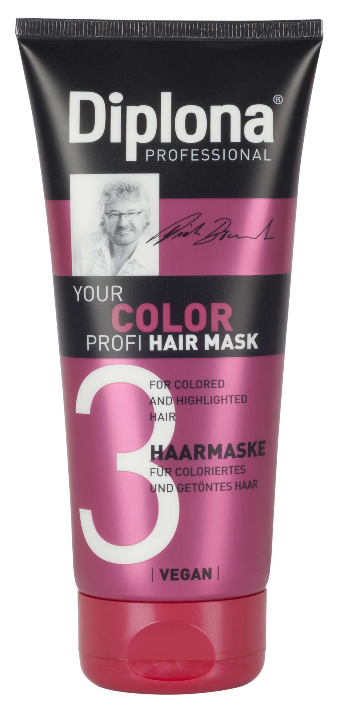 Маска для волос Diplona Professional Your Color Profi, для окрашенных и мелированных волос, 200 мл95181 Маска для волос Diplona Professional Your Color Profi, для окрашенных и мелированных волос, 200 мл95181Маска для волос Diplona Professional Your Color Profi - бережный уход для окрашенных и мелированных волос. Основные компоненты: Масло жожоба - богато витамином Е, активизирует процессы регенерации. Обеспечивает защитный слой, не оставляет жирного блеска на коже и волосах. Пантенол - помогает восстановить поврежденные волосяные луковицы и секущиеся концы волос. УФ фильтр осторожно обволакивает волосы, тем самым защищая их от неблагоприятных факторов окружающей среды и предотвращая сухость, ломкость, потускнение и изменение цвета окрашенных и мелированных волос. Экстракт инжира - глубоко увлажняет и смягчает волосы, оказывает восстанавливающее действие. Витамин B3 - способствует росту волос. Протеины пшеницы - способствуют восстановлению блеска и эластичности волос, поддерживает и восстанавливает расщепленные кончики волос, что особенно актуально при использовании красителей для волос. Экстракт Алоэ Вера - регулирует водный баланс волос,...