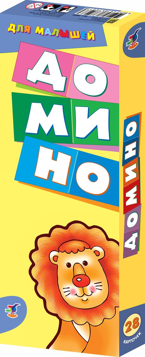 Дрофа-Медиа Домино для малышей 29302930 Дрофа-Медиа Домино для малышей 29302930Домино — одна из самых известных настольных игр. На карточках домино для малышей вместо традиционных точек — яркие рисунки: забавные зверушки, птички, насекомые, игрушки и машинки. Игры помогут развить внимание и память, умение находить одинаковые картинки. Размер карточек домино (3х6 см) удобен для руки ребёнка, что позволяет ему легко ими манипулировать. В комплекте: 28 карточек Количество игроков от 2 до 5.