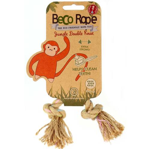 Игрушка для собак Beco Двойной узел. Джунгли, размер S4031 Игрушка для собак Beco Двойной узел. Джунгли, размер S4031Игрушки изготовлены из экологически чистых материалов - 100% хлопка и натуральных компонентов, при этом они твёрдые и прочные.