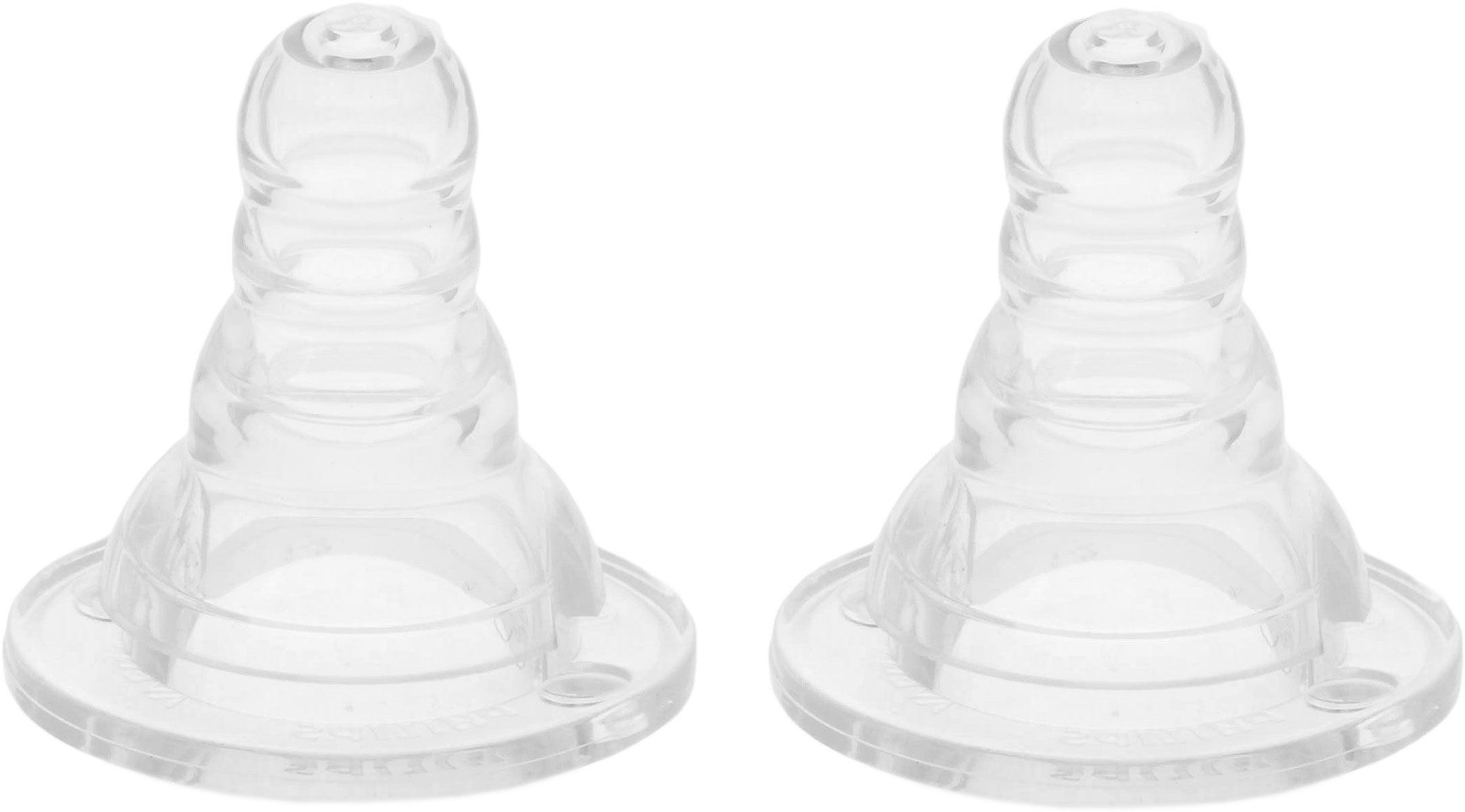 Philips Avent Соска Standard для густых жидкостей 2 шт SCF968/44SCF968/44 Philips Avent Соска Standard для густых жидкостей 2 шт SCF968/44SCF968/44Соски Philips AVENT Standard для густых жидкостей, изготовленные из силикона, подходят для бутылочек со стандартным горлышком. Уникальная анти-вакуумная юбка соски предотвращает попадание воздуха в животик ребенка при кормлении, что защищает малыша от колик. Соски AVENT не слипаются и долго служат за счет того, что изготовлены из высококачественных и безопасных материалов. Они просты и удобны в использовании, их легко мыть. В комплекте 2 соски для густых жидкостей для малышей от 6 месяцев. X-образное отверстие позволит кормить ребенка густыми смесями (например, жидкими кашами).