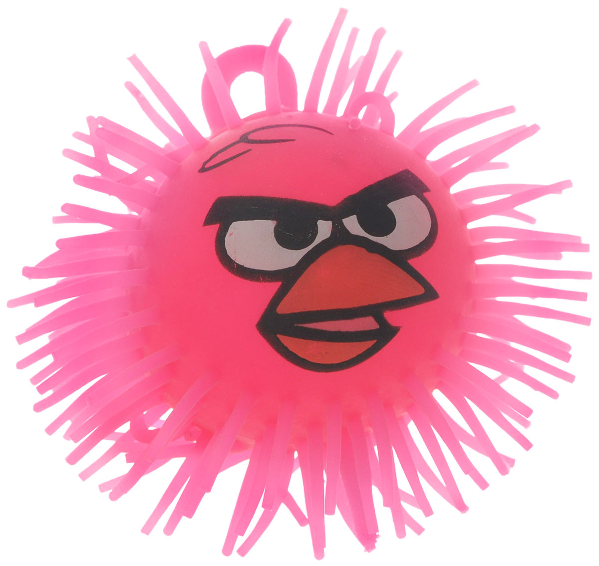 1TOY Игрушка-антистресс Ё-Ёжик Злая птичка цвет розовый диаметр 9 смТ61_розовый_диаметр 2 1TOY Игрушка-антистресс Ё-Ёжик Злая птичка цвет розовый диаметр 9 смТ61_розовый_диаметр 2Игрушка 1TOY Ё-Ёжик - это яркая игрушка-антистресс - мягкая, приятная на ощупь и напоминающая свернувшегося ёжика. Взяв игрушку в руки, расстаться с ней просто невозможно! Если перекинуть игрушку из руки в руку, она начнёт мигать цветными огоньками. Игрушка ярко-розового цвета с лицом птички из мультфильма Angry Birds и длинными мягкими колючками. Данная игрушка рассчитана на широкую целевую аудиторию, как детей от трёх лет, так и взрослых. Игрушка работает от незаменяемых батареек.