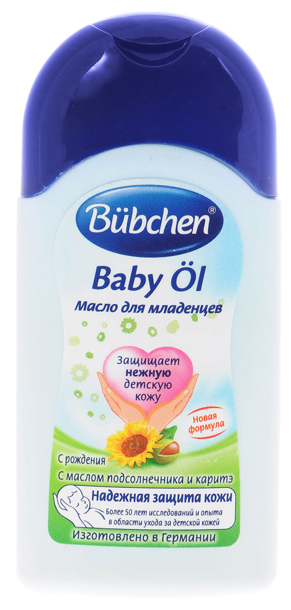 Bubchen Масло для младенцев Baby Ol с маслом подсолнечника и карите 40 мл12064964_карите/подсолн Bubchen Масло для младенцев Baby Ol с маслом подсолнечника и карите 40 мл12064964_карите/подсолнМасло для младенцев Bubchen Baby Ol с маслом подсолнечника и карите ухаживает за нежной детской кожей. Идеально подходит для мягкого очищения кожи в области подгузника, нежного ухода после купания, а также для расслабляющего массажа младенцев. Продукт разработан с целью минимизировать риск возникновения аллергии. Без минерального масла, красителей и консервантов. Масло также подходит для ухода за кожей взрослых: после душа нанесите на влажную кожу. Масло быстро впитывается и сохраняет водный баланс кожи.