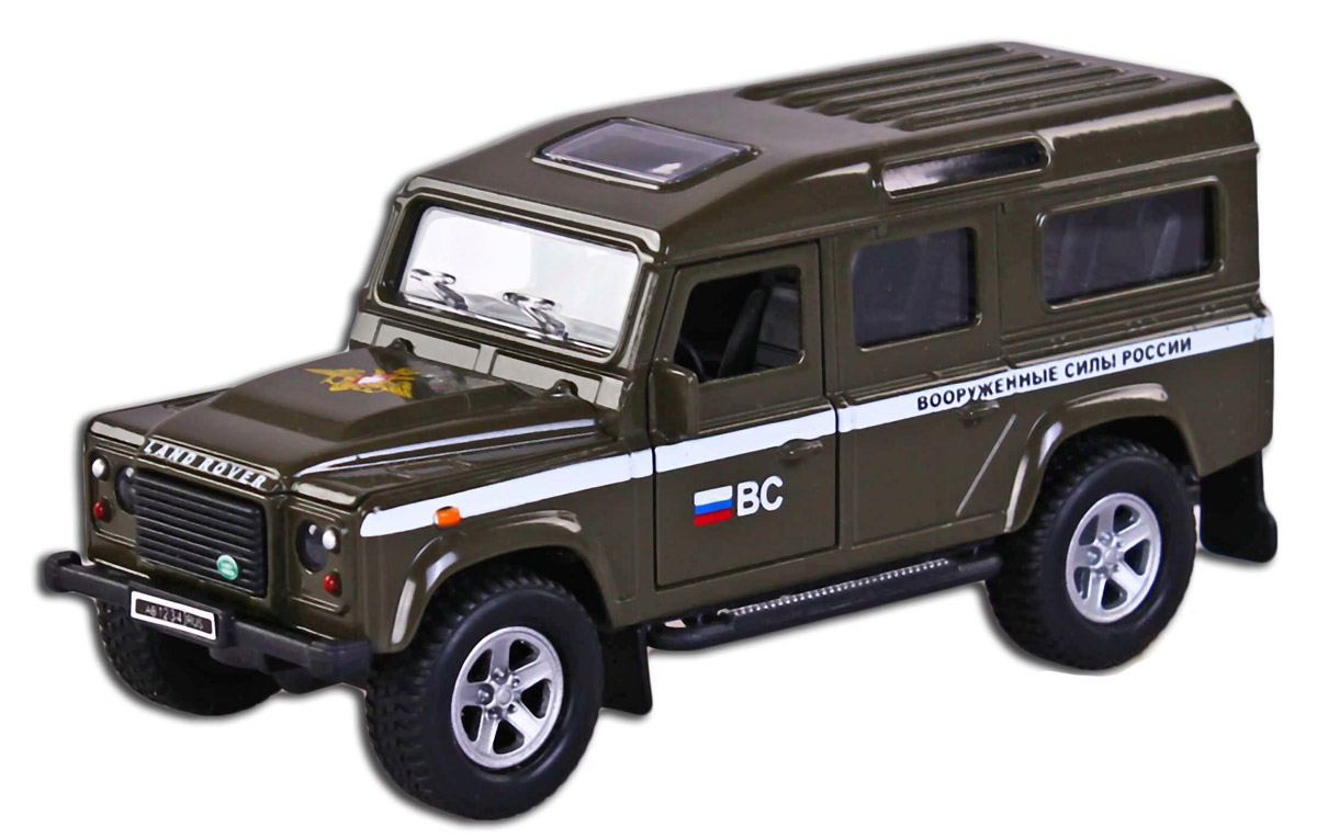 Пламенный мотор Машинка инерционная Land Rover ВС России87507 Пламенный мотор Машинка инерционная Land Rover ВС России87507Машинка инерционная Пламенный мотор Land Rover. ВС России представляет собой очень реалистичную модель служебной машины. Она повторяет оригинал даже в мельчайших деталях: у машины открываются дверцы, имеются стекла, кроме того она оснащена световыми и звуковыми эффектами и инерционным механизмом. Машинка разнообразит игры вашего ребенка, сделает их более реалистичными и увлекательными. Малыш сможет познакомиться с техникой Вооруженных Сил России. Выполнена из качественных материалов, которые не вредят здоровью ребенка. Масштаб 1:32. Рекомендуется докупить 3 батарейки типа LR41 (товар комплектуется демонстрационными).