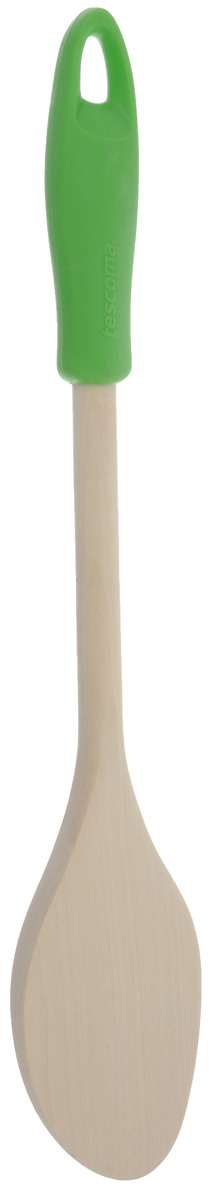Лопатка Tescoma Presto Wood, цвет: светло-зеленый, длина 30 см637234_светло-зеленый Лопатка Tescoma Presto Wood, цвет: светло-зеленый, длина 30 см637234_светло-зеленыйЛопатка Tescoma Presto Wood изготовлена из экологически чистого материала - качественной березовой древесины, обладающей уникальной текстурой. Элегантная силиконовая ручка дает возможность удобно и комфортно пользоваться лопаткой. Такая кухонная принадлежность подходит для всех видов посуды, особенно для посуды с антипригарным покрытием. Лопатка Tescoma Presto Wood станет вашим незаменимым помощником на кухне, а также это практичный и необходимый подарок любой хозяйке! Нельзя мыть в посудомоечной машине. Размер рабочей поверхности: 6 х 10 см. Общая длина лопатки: 30 см.