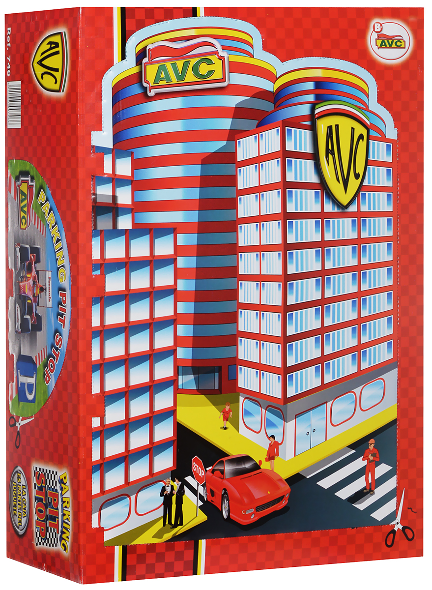 AVC Игровая парковка 4 уровня 01/74601/746 AVC Игровая парковка 4 уровня 01/74601/746Игровой набор AVC Парковка обязательно понравится вашему ребенку и не позволит ему скучать. В комплект входят элементы для сборки парковки и дороги, наклейки для декорирования, а также 2 машинки и вертолет. Игровая парковка с малым автотреком состоит из 4 платформ. Для подъема на верхние этажи парковка оснащена лифтом с ручной лебедкой, для спуска предусмотрены круговые эстакады. Также, парковка включает в себя автосервис и мойку с двумя крутящимися поролоновыми валиками, заправку со шлангом и пистолетом. Вокруг парковки располагается сборная дорога для машин, оформленная реалистичной разметкой. Ваш ребенок часами будет играть с набором, придумывая различные истории и устраивая соревнования. Порадуйте его таким замечательным подарком!
