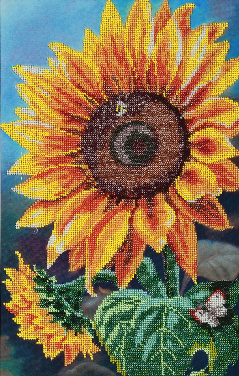 Набор для вышивания бисером Hobby & Pro Цветок солнца, 25 x 39 см - Hobby&Pro484322 Набор для вышивания бисером Hobby & Pro Цветок солнца, 25 x 39 см - Hobby&Pro484322