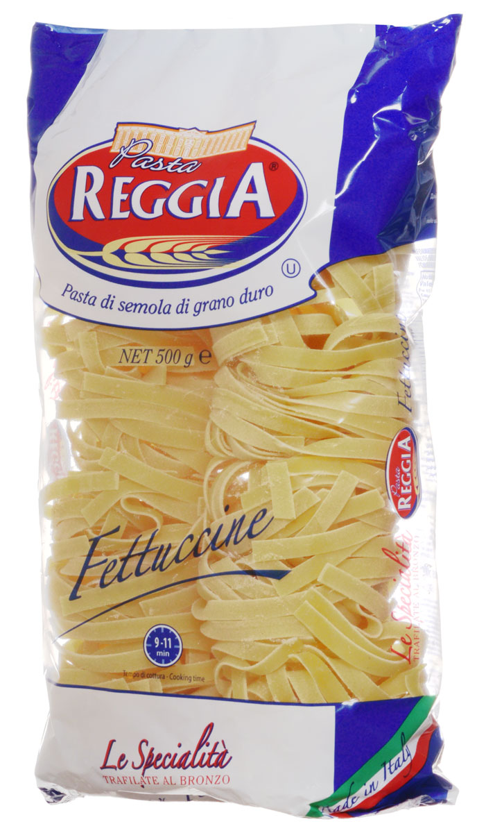 Pasta Reggia Гнезда широкие макароны, 500 г8008857406145 Pasta Reggia Гнезда широкие макароны, 500 г8008857406145Pasta Reggia предлагает сегодня российскому рынку более 70 видов длинных, коротких и специальных форматов произведенных пусть и на самом современном оборудовании, но по классическим рецептам неаполитанской кухни Юга Италии. Pasta Reggia Гнезда - это качественный продукт, приготовленный из муки высшего качества твердых сортов пшеницы, благодаря чему имеет прекрасные свойства при варке - они, в отличие от других макарон, очень хорошо держат форму и не развариваются. Pasta Reggia - Искусство на столе.