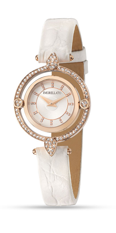 Часы наручные женские Morellato Venere, цвет: белый. R0151121505R0151121505 Часы наручные женские Morellato Venere, цвет: белый. R0151121505R0151121505стразы из стекла, ПВД покрытие золотом