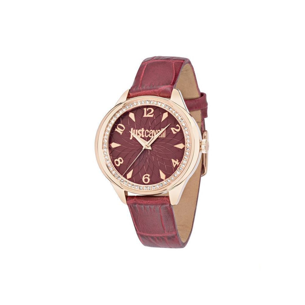 Часы наручные женские Just Cavalli JC01, цвет: бордовый. R7251571508R7251571508 Часы наручные женские Just Cavalli JC01, цвет: бордовый. R7251571508R7251571508стразы из стекла, ПВД покрытие золотом