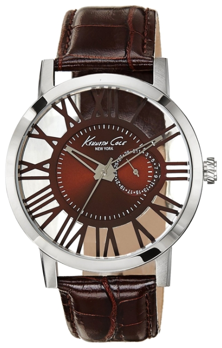Наручные часы мужские Kenneth Cole Transparency, цвет: серый. 1002081110020811 Наручные часы мужские Kenneth Cole Transparency, цвет: серый. 1002081110020811Часы наручные Kenneth Cole 10020811