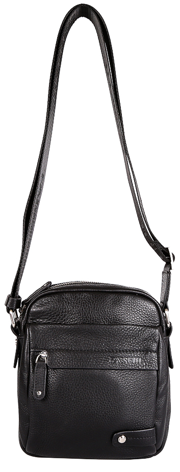 Сумка мужская Fabretti, цвет: черный. 6957FAB6957FAB black Сумка мужская Fabretti, цвет: черный. 6957FAB6957FAB blackСтильная мужская сумка Fabretti изготовлена из натуральной кожи с зернистой фактурой, оформлена металлической фурнитурой и тиснением в виде логотипа бренда. Изделие содержит одно отделение, которое закрывается на застежку-молнию. Внутри сумки расположен врезной карман на молнии, кармашек для телефона и два фиксатора для ручек. Задняя стенка сумки дополнена врезным карманом на молнии. На лицевой стороне также расположен врезной карман на застежке-молнии. Изделие оснащено наплечным ремнем, длина которого регулируется при помощи пряжки. Практичный аксессуар вместит в себя все необходимое и позволит сохранить ваши документы.